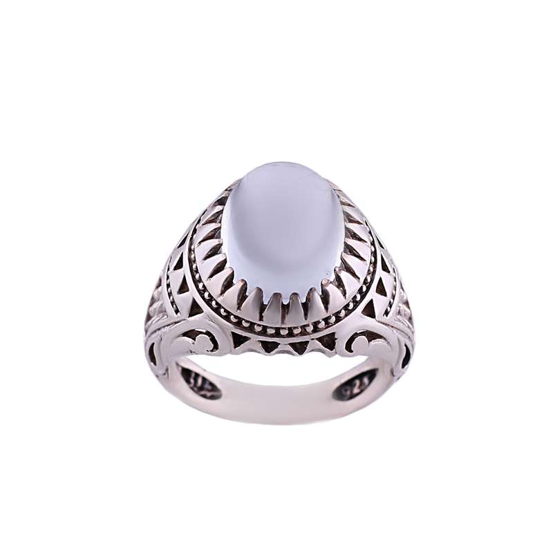 انگشتر نقره مردانه مدل در نجف کد MR0035