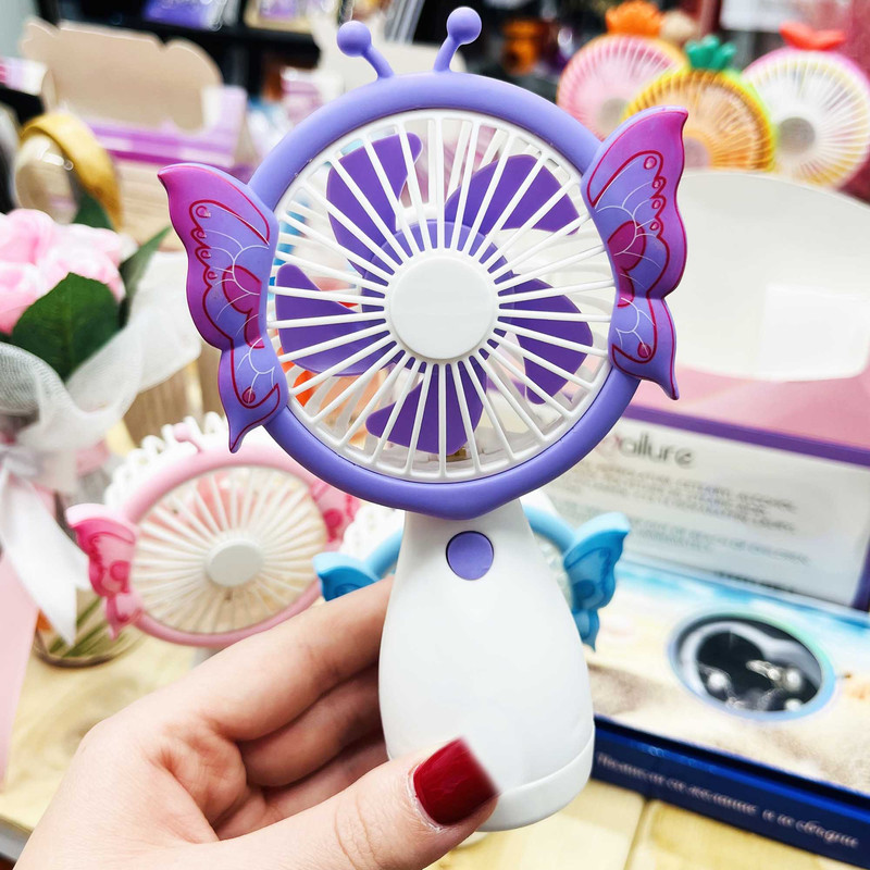 پنکه دستی مدل پروانه ظرفیت 800 میلی آمپر ساعت