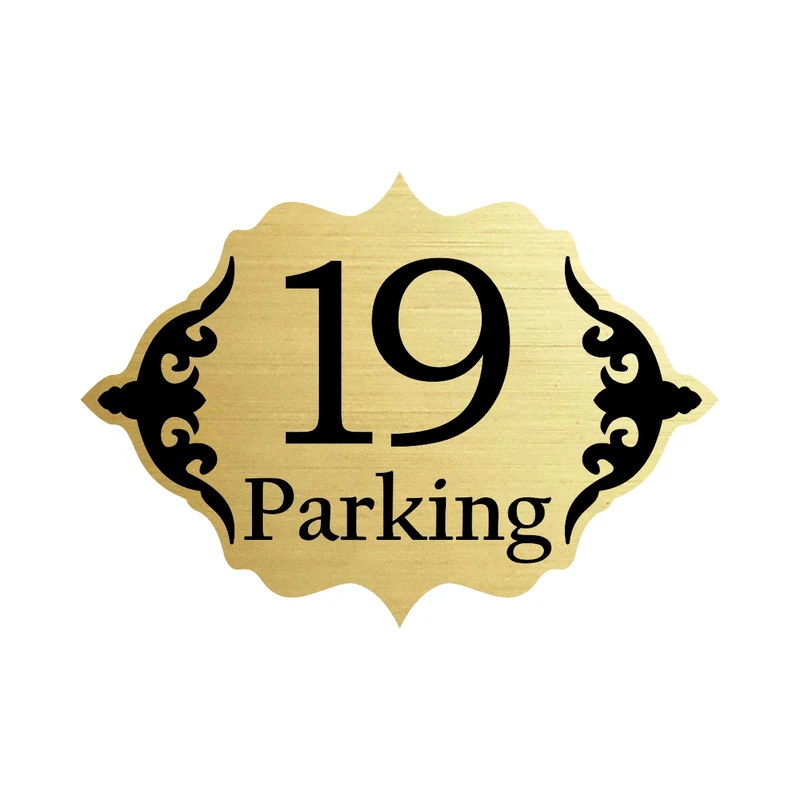 تابلو راهنما طرح 1 مدل تابلو پارکینگ واحد 19