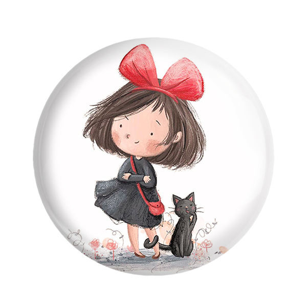 مگنت قطره طرح دخترانه کد 526