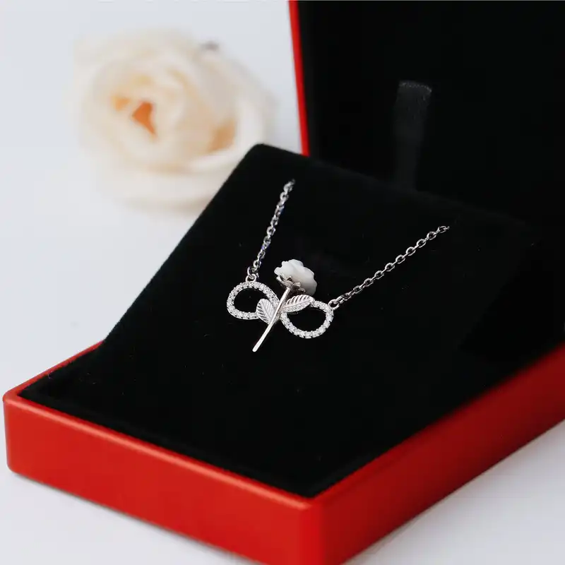 گردنبند نقره زنانه جی تی ای مدل جی نایس 76