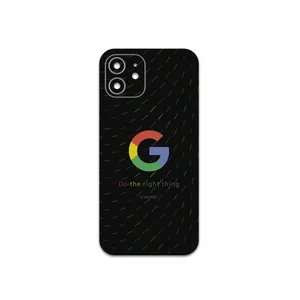 MAHOOT Google-Logo Cover Sticker for Apple iPhone 12