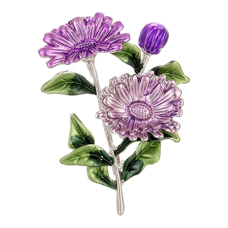 گل سینه زنانه شهر جواهر مدل SJ-BR013-B