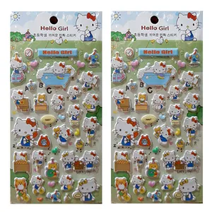 استیکر دیواری کودک مدل گربه کد 42 بسته دو عددی