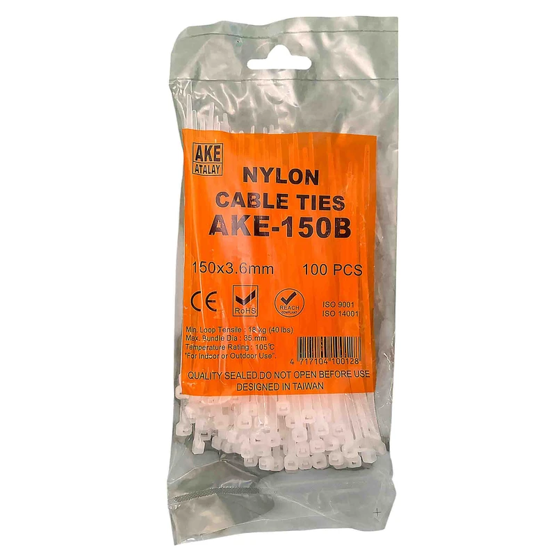 بست کمربندی آک ای مدل قوی کد150B بسته 100 عددی