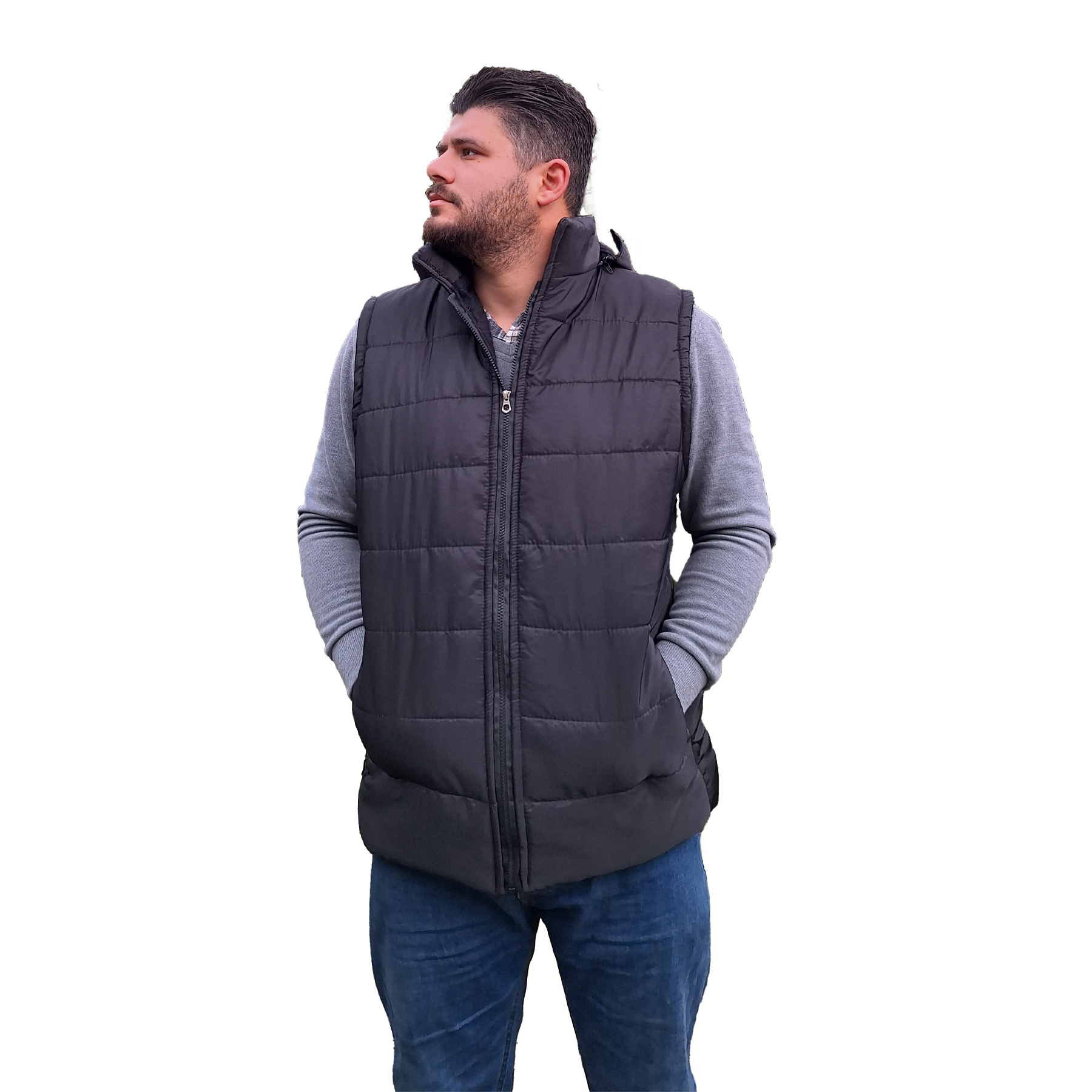 پافر مردانه مدل 08 رنگ مشکی