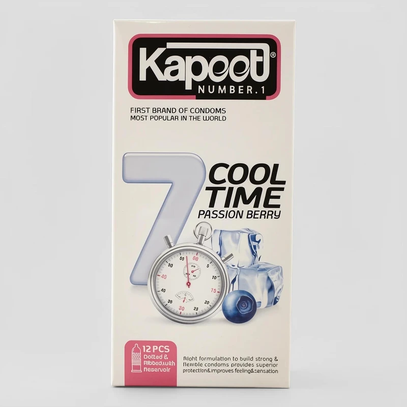 کاندوم کاپوت مدل 7Cool Time بسته 12 عددی