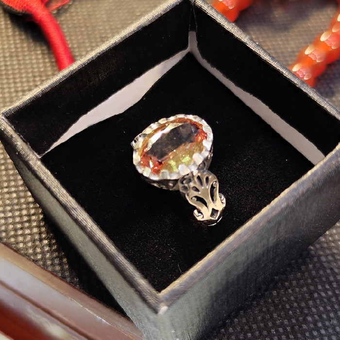 انگشتر نقره مردانه نقره جات بافندگان مدل الکساندریت کد 258 انگشتر نقره مردانه نقره جات بافندگان مدل الکساندریت کد 258