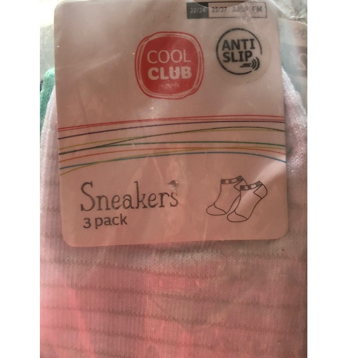 جوراب ساق کوتاه بچگانه کول کلاب مدل chb2412396 مجموعه 3 عددی