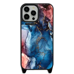 AKAM AMCWLA13PROMAX-MARBEL6 Cover For Apple iPhone 13 Pro Max