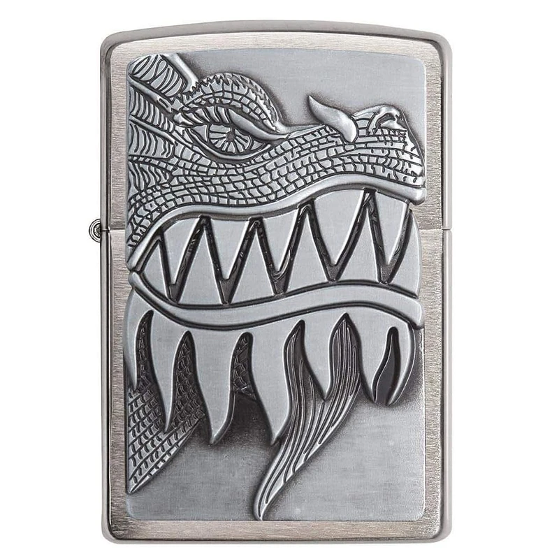 فندک بنزینی زیپو مدل Fire Breathing Emblem Dragon