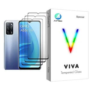 Junbo Viva Glass MIX003 Screen Protector For Oppo A53s 5G Pack Of 3