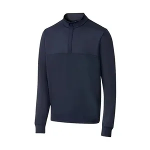 تی شرت ورزشی مردانه مدل نیم زیپ 