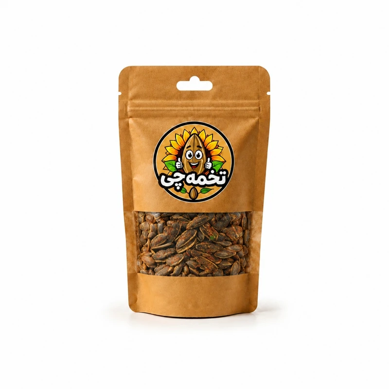 تخمه آفتاب گردان باربیکیو تخمه چی - 500 گرم