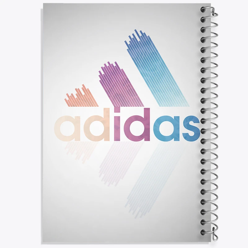 دفتر ژورنال نویسی 50 برگ خندالو مدل نقطه ای طرح آدیداس (Adidas) کد 36960