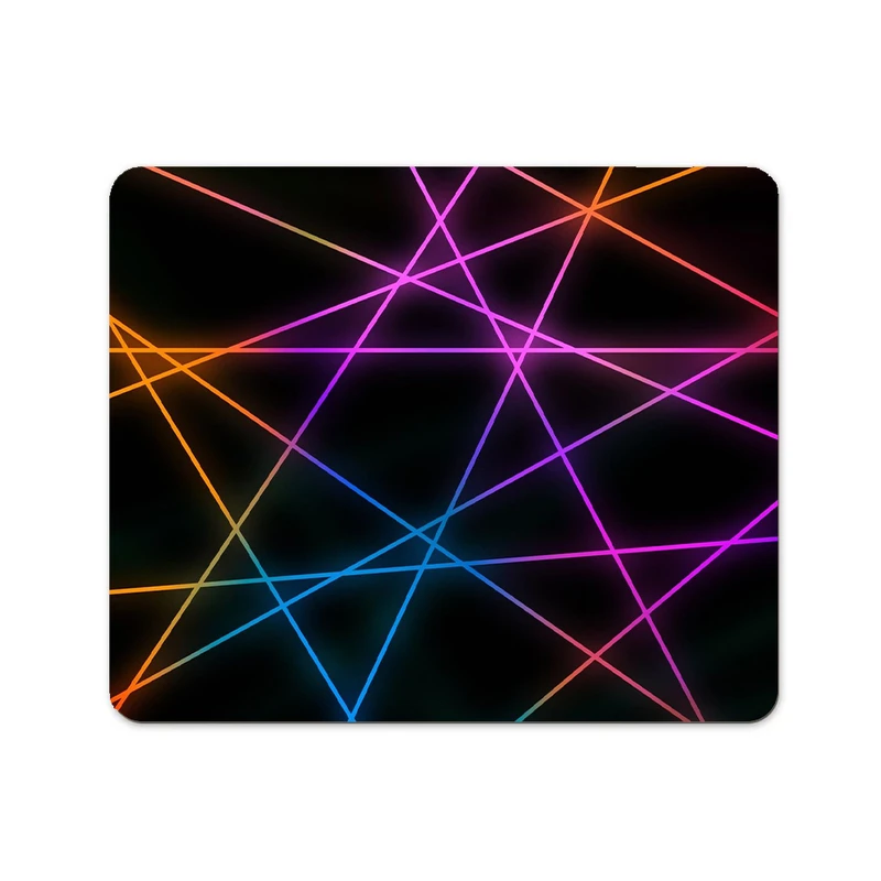 ماوس پد پاد آفرین طرح خط های رنگی کد 797 سایز 19*24 سانتی متر