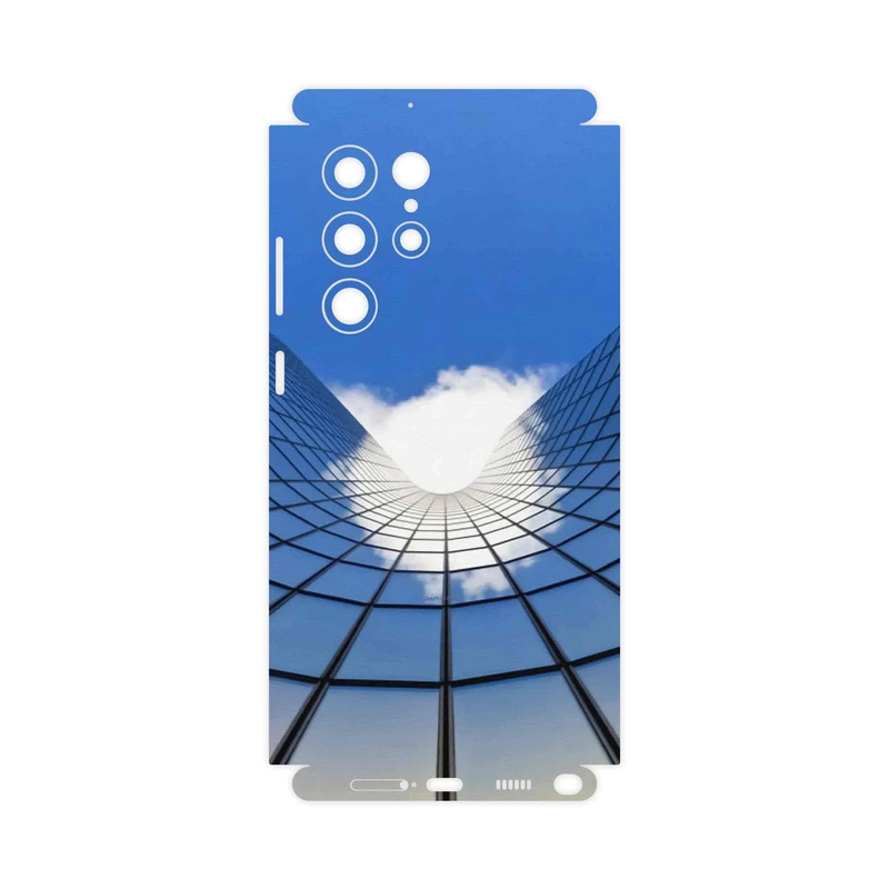 برچسب پوششی ماهوت مدل Glass skyscraper-FullSkin مناسب برای گوشی موبایل سامسونگ Galaxy S22 Ultra 5G