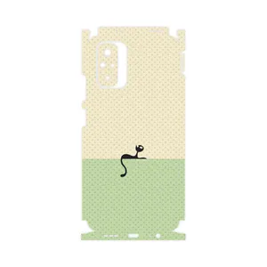 MAHOOT Minimal Internet Cat Icon-FullSkin Cover Sticker for Xiaomi Redmi Note 10s