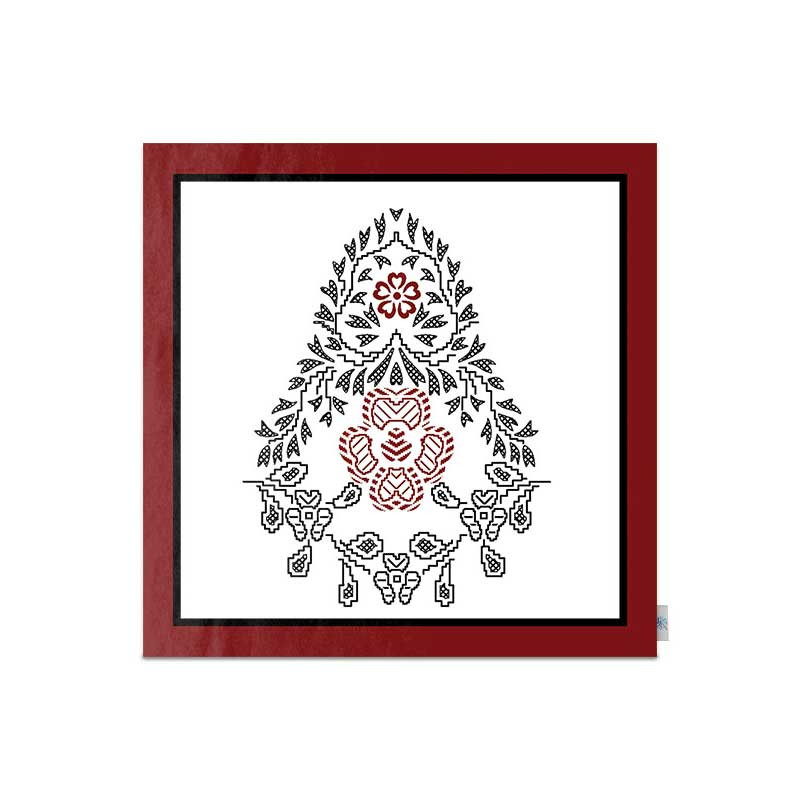 رومیزی شمسه نگار مدل گرافیکی کد DPR76