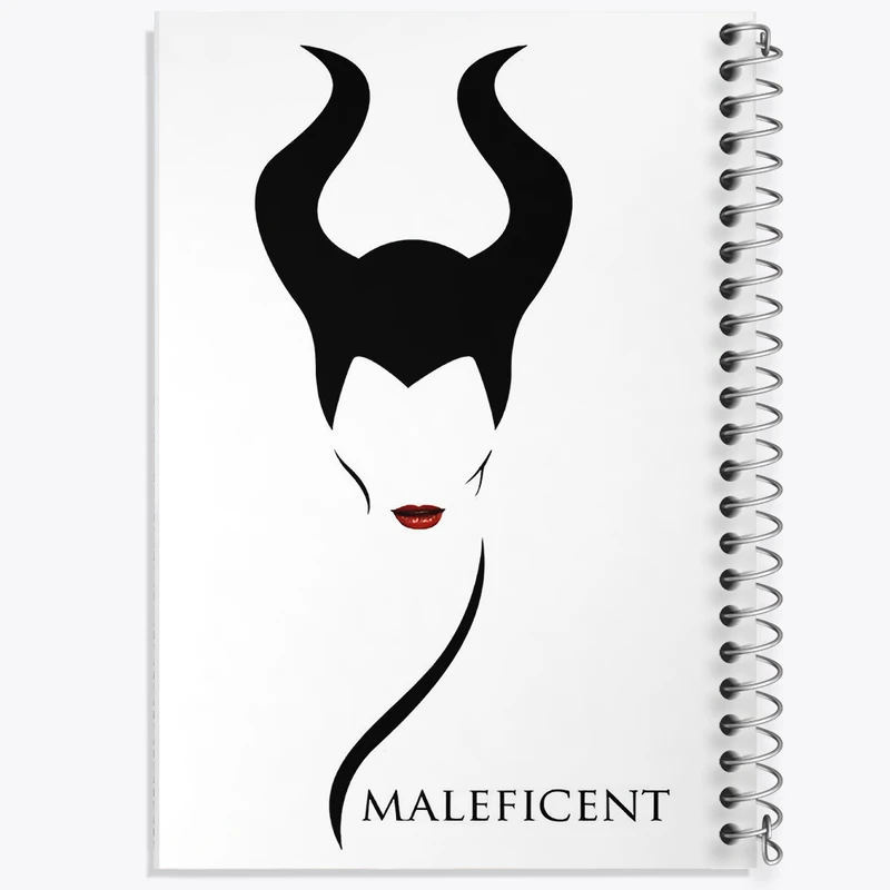 دفتر شطرنجی 50 برگ خندالو طرح مالفیسنت (Maleficent) کد N3463