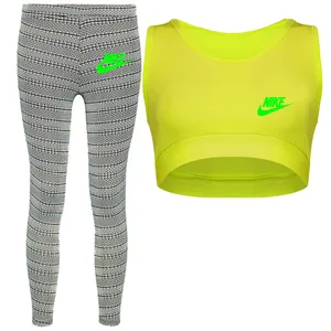 ست نیم تنه و لگینگ زنانه مدل DA9