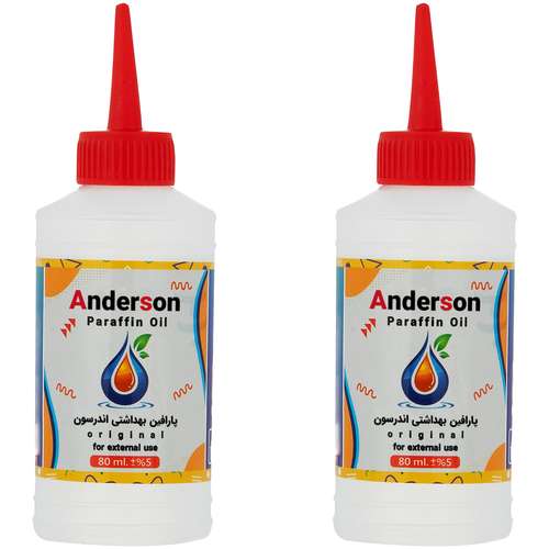 پارافین مایع اندرسون مدل B100 حجم 80 میلی لیتر بسته 2 عددی