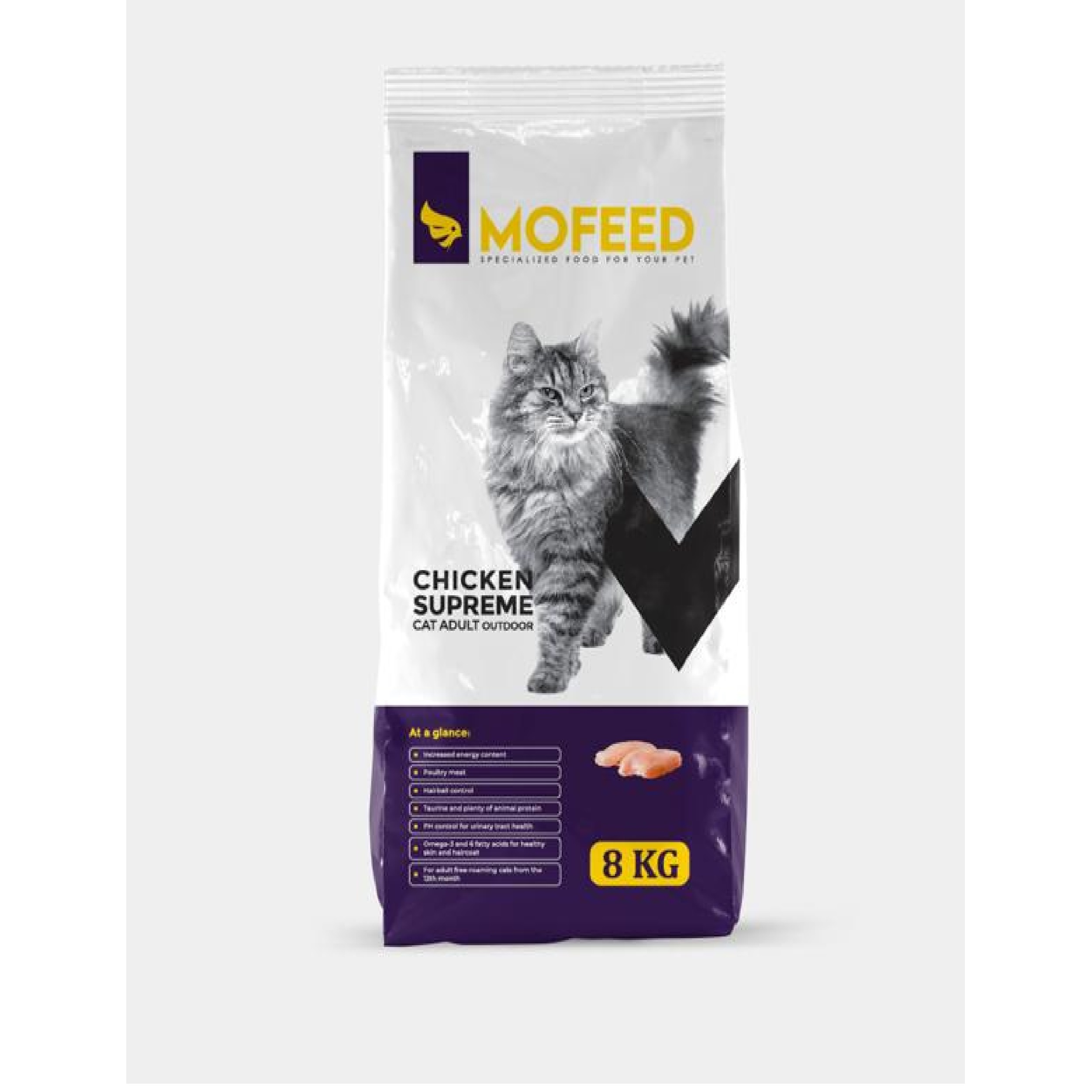 غذای خشک گربه مفید مدل mult-digia05 وزن 8 کیلوگرم