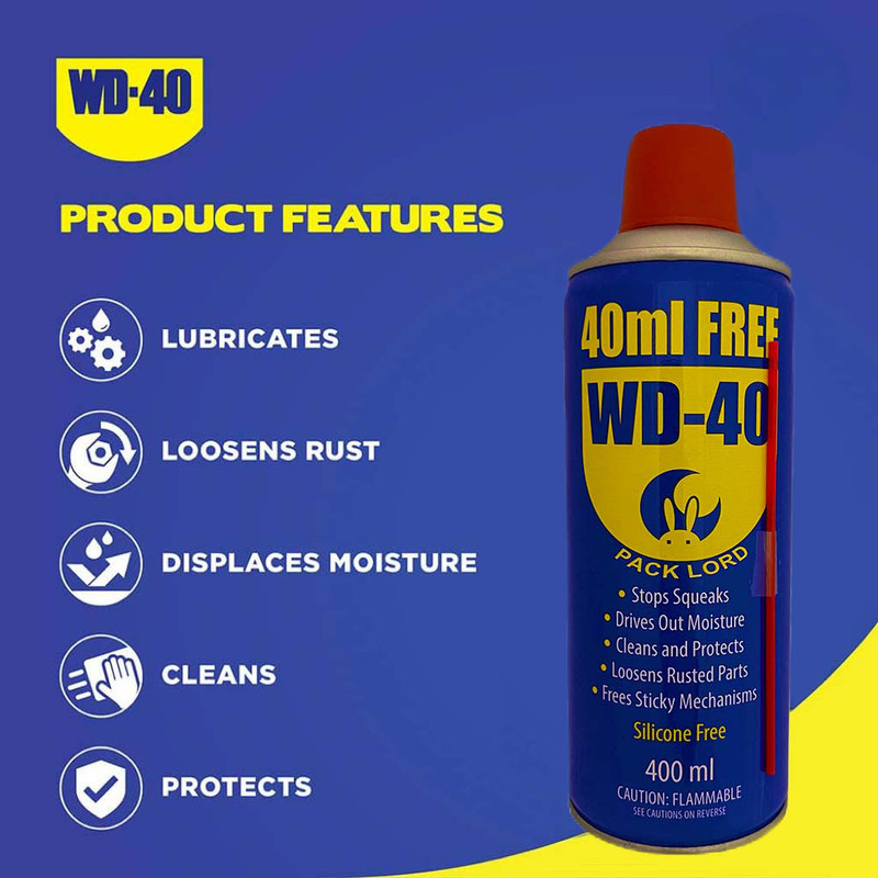 اسپری روان کننده دبلیو دی- 40 مدل PACK LORD حجم 400 میلی لیتر