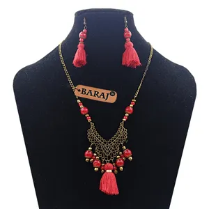 نیم ست زنانه باراج من مدل منگوله دار کد MN-1