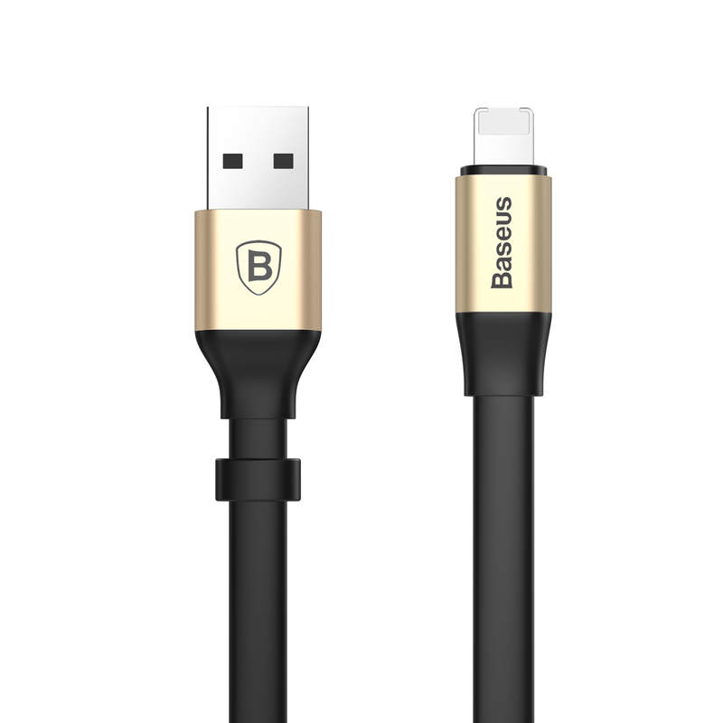 کابل تبدیل USB به MicroUSB / لایتنینگ باسئوس مدل CALMBJ-A0 طول 1.2 متر