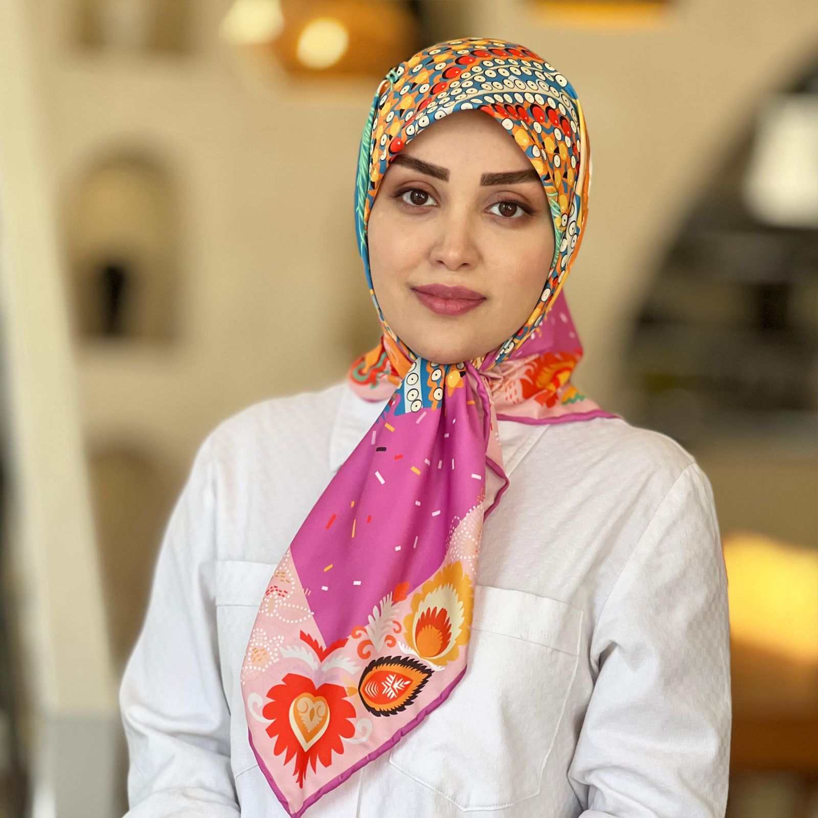 روسری زنانه مدل ابریشم توییل کد 5085 -  - 29