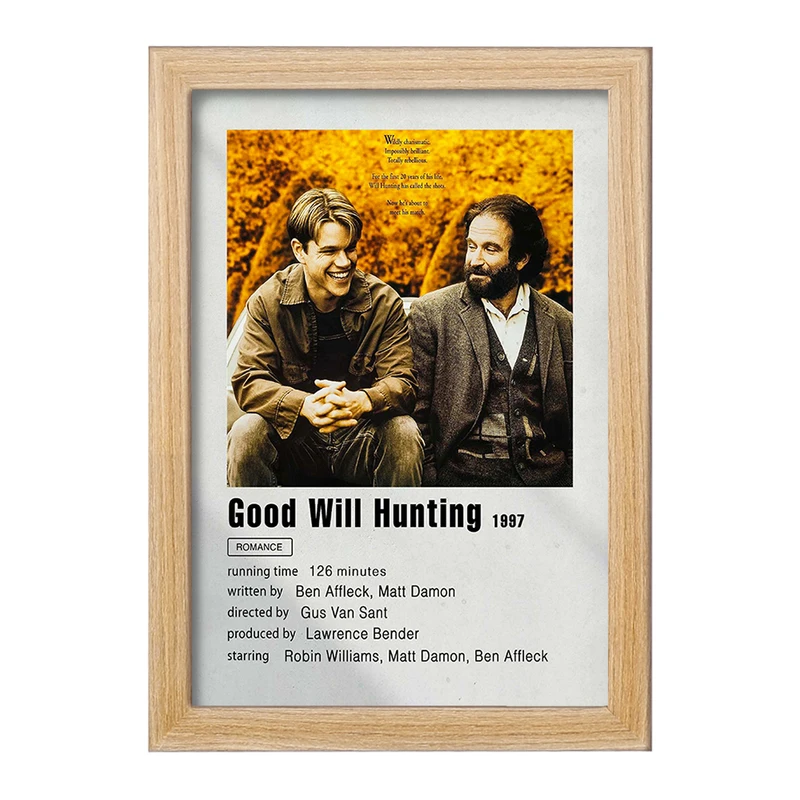 تابلو خندالو مدل ویل هانتینگ نابغه کد F11918