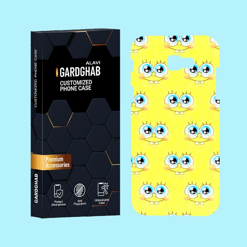 کاور گارد قاب علوی مدل پترن فانتزی مناسب برای گوشی موبایل سامسونگ Galaxy A720 / A7 2017