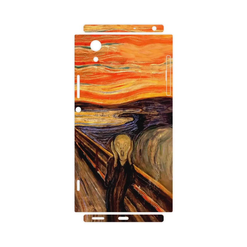 برچسب پوششی ماهوت مدل The Scream of Munch-FullSkin مناسب برای گوشی موبایل سونی Xperia XA1