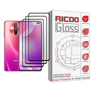Ricoo Glass MIX003 Screen Protector For Xiaomi Poco X2 Pack Of 3