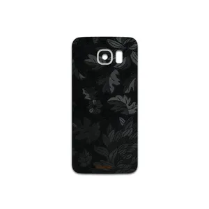 MAHOOT Black-Wildflower Cover Sticker for Samsung Galaxy S6