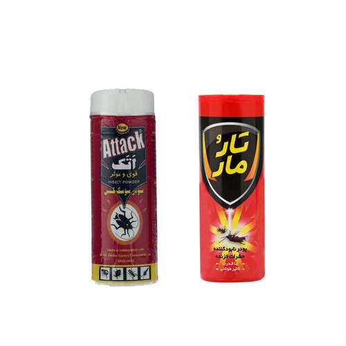 سوسک کش و حشره کش  اتک و تارومار مدل attack100-taomar100 حجم 100 میلی لیتر مجموعه 2 عددی
