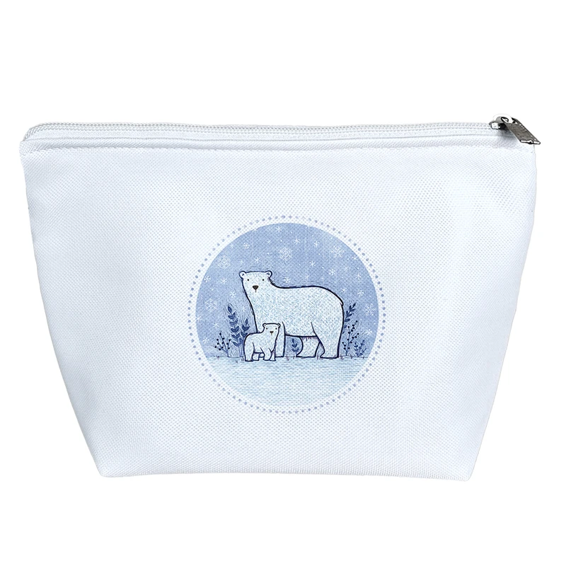 کیف لوازم آرایش دخترانه خندالو مدل خرس قطبی کد H1093