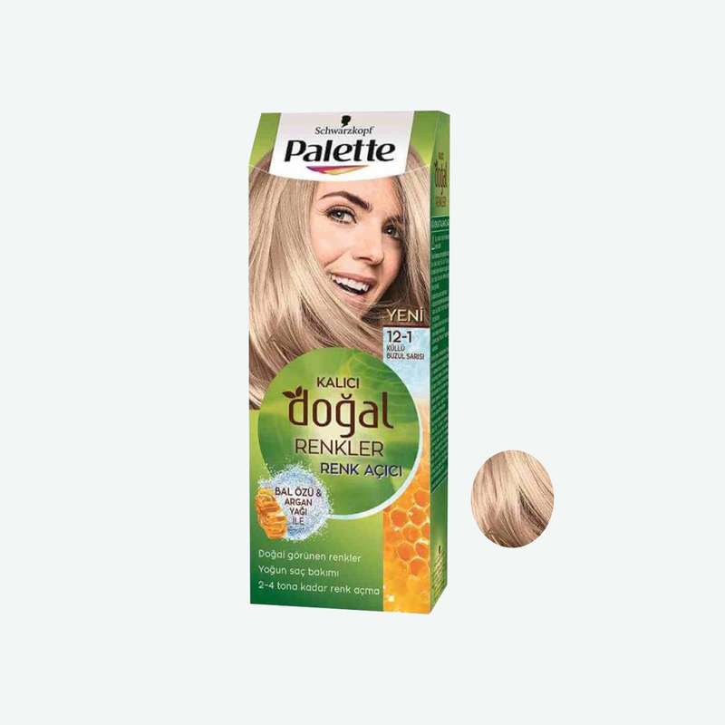 کیت رنگ مو پلت سری dogal شماره 1-12 حجم 50 میلی لیتر رنگ بلوند طلایی روشن