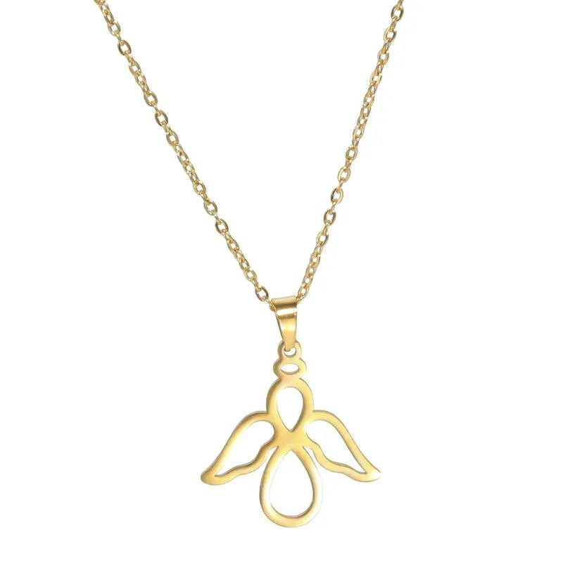 گردنبند طلا 18 عیار زنانه آرا مدل فرشته