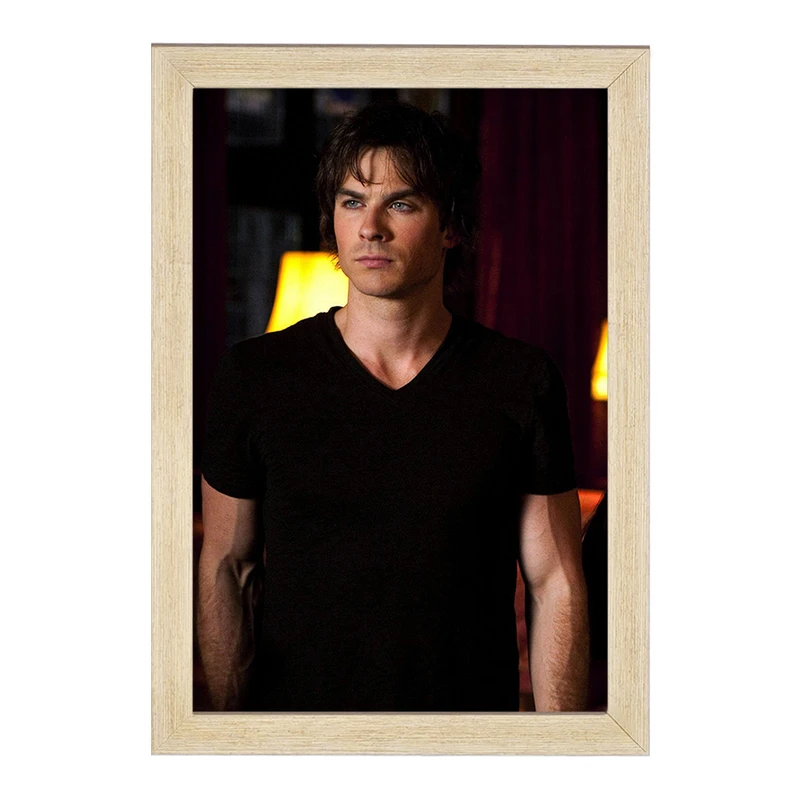 تابلو خندالو مدل دیمون سالواتوره خاطرات یک خون آشام  The Vampire Diaries  کد 23693