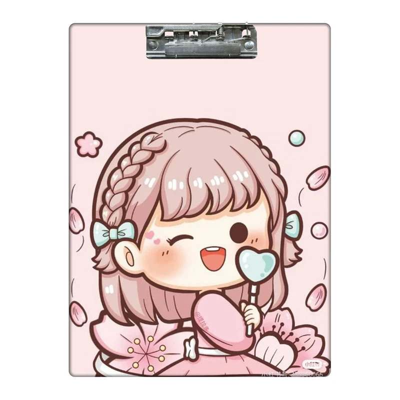 تخته شاسی طرح دختر و آبنبات قلبی کد 0109321 سایز A4