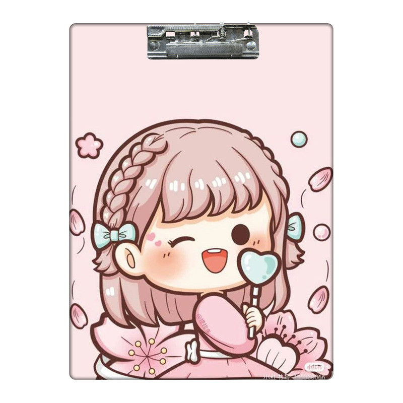 تخته شاسی طرح دختر و آبنبات قلبی کد 0109321 سایز A4