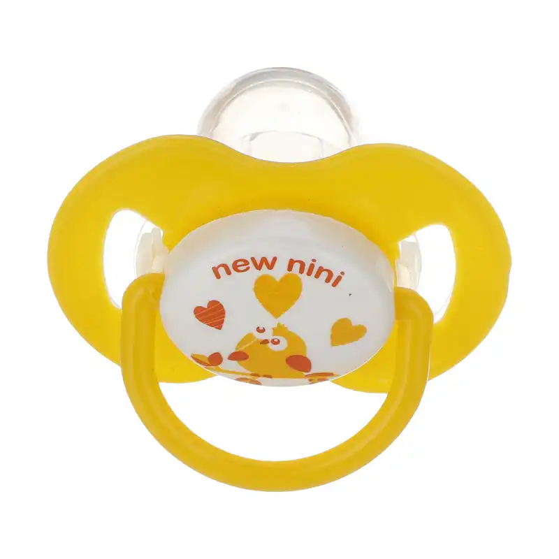 پستانک ارتودنسی نیو نی نی طرح جوجه مدل پروانه ای کد 7022