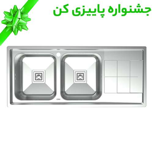 سینک ظرفشویی استیل کن مدل 8152S توکار 