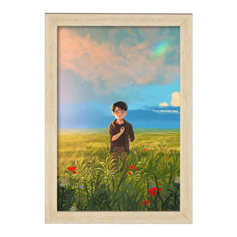 تابلو خندالو مدل لیوای انیمه اتک آن تایتان Attack on Titan  کد 18588