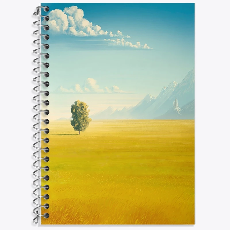 دفتر لغت 50 برگ خندالو طرح تک درخت کد F1819