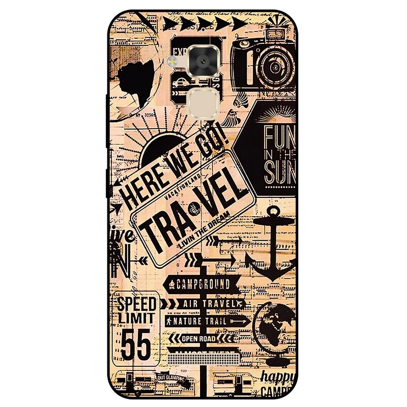 کاور مگافون طرح مسافرت مدل 8098 مناسب برای گوشی موبایل ایسوس Zenfone 3 Max / ZC520TL       