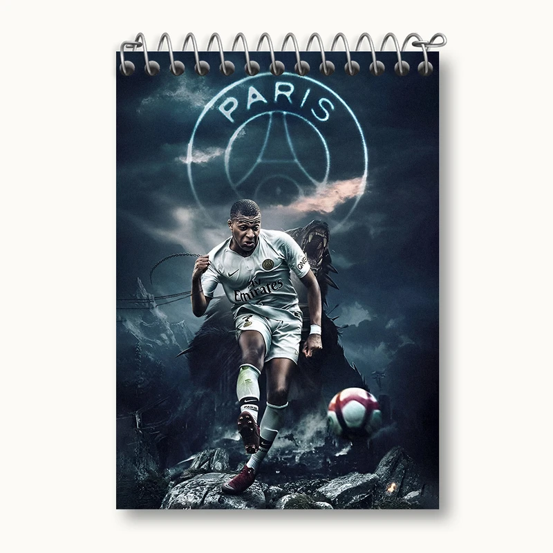 دفتر یادداشت 50 برگ خندالو طرح کیلیان امباپه کد N2792