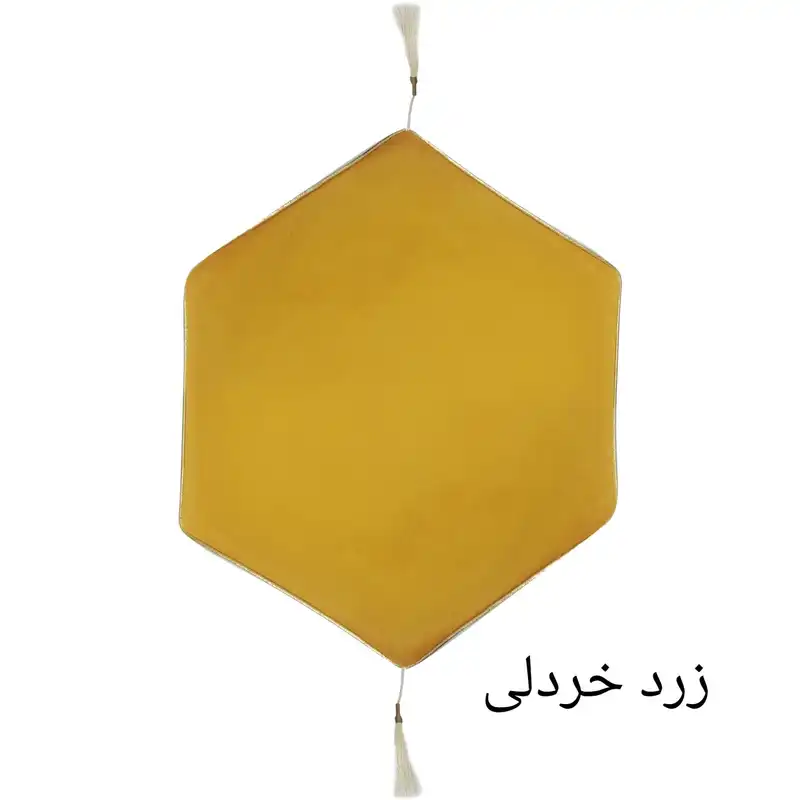 رومیزی مدل مخمل طرح جاسمین مجموعه 3 عددی